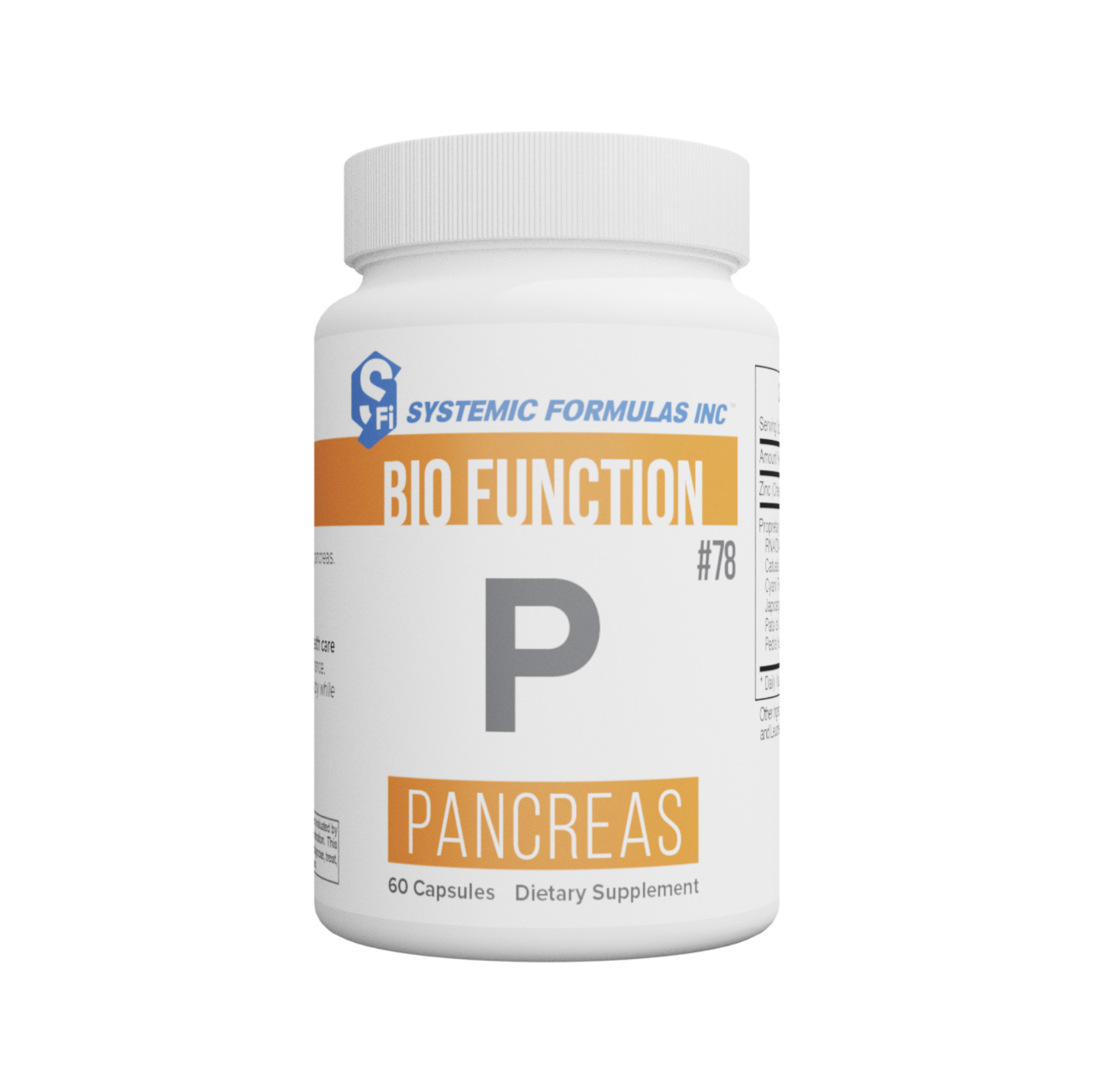 P - PANCREAS - SYSTEMIC FORMULAS