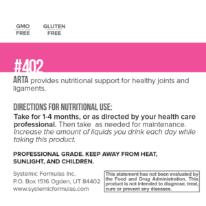 Arta Jointez - Systemic Formulas