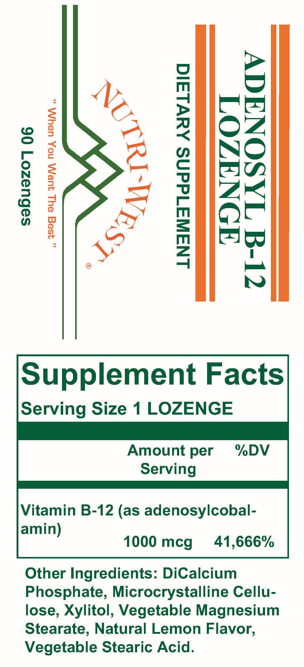 Adenosyl B-12 Lozenge