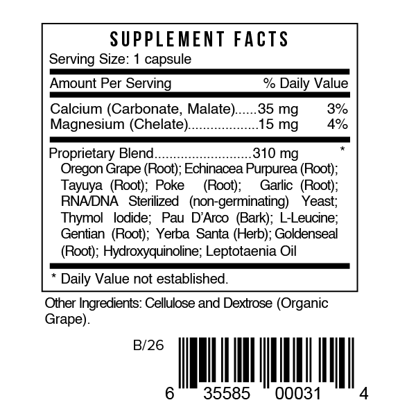 3 – BACTREX - SYSTEMIC FORMULAS