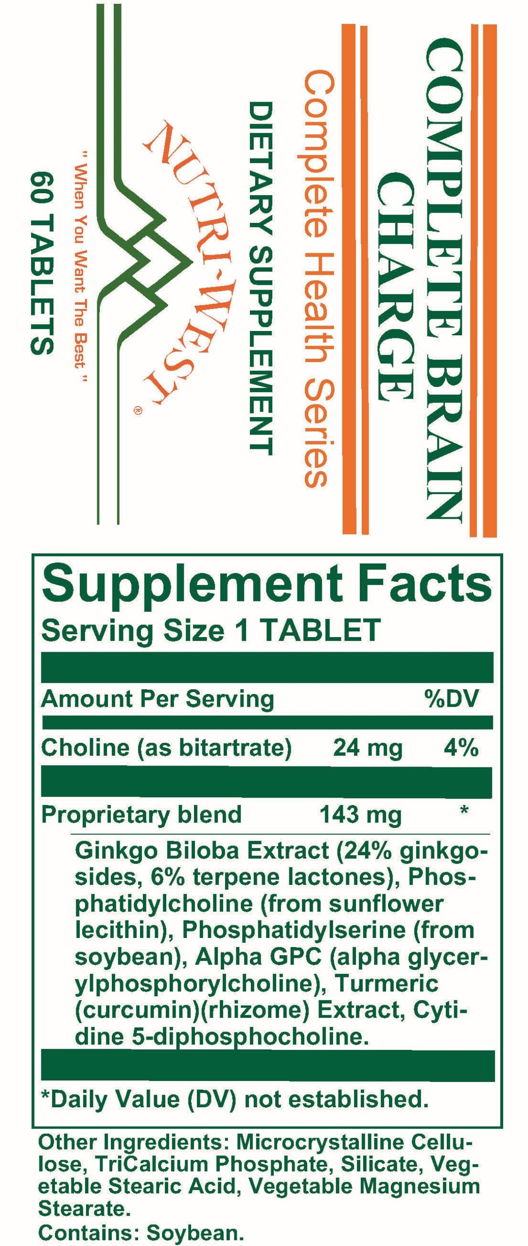 Complete Brain Charge - Nutri West