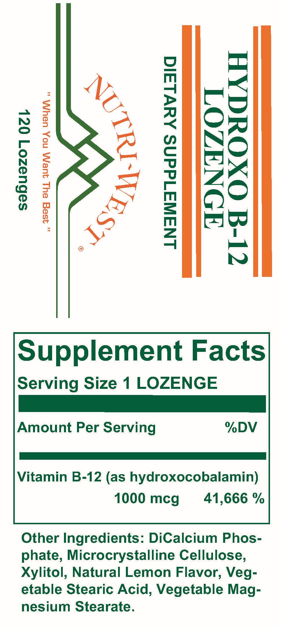 Hydroxy B12 - Nutri West