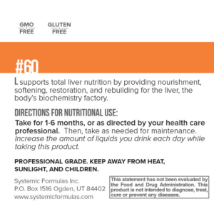 L – LIVER - SYSTEMIC FORMULAS