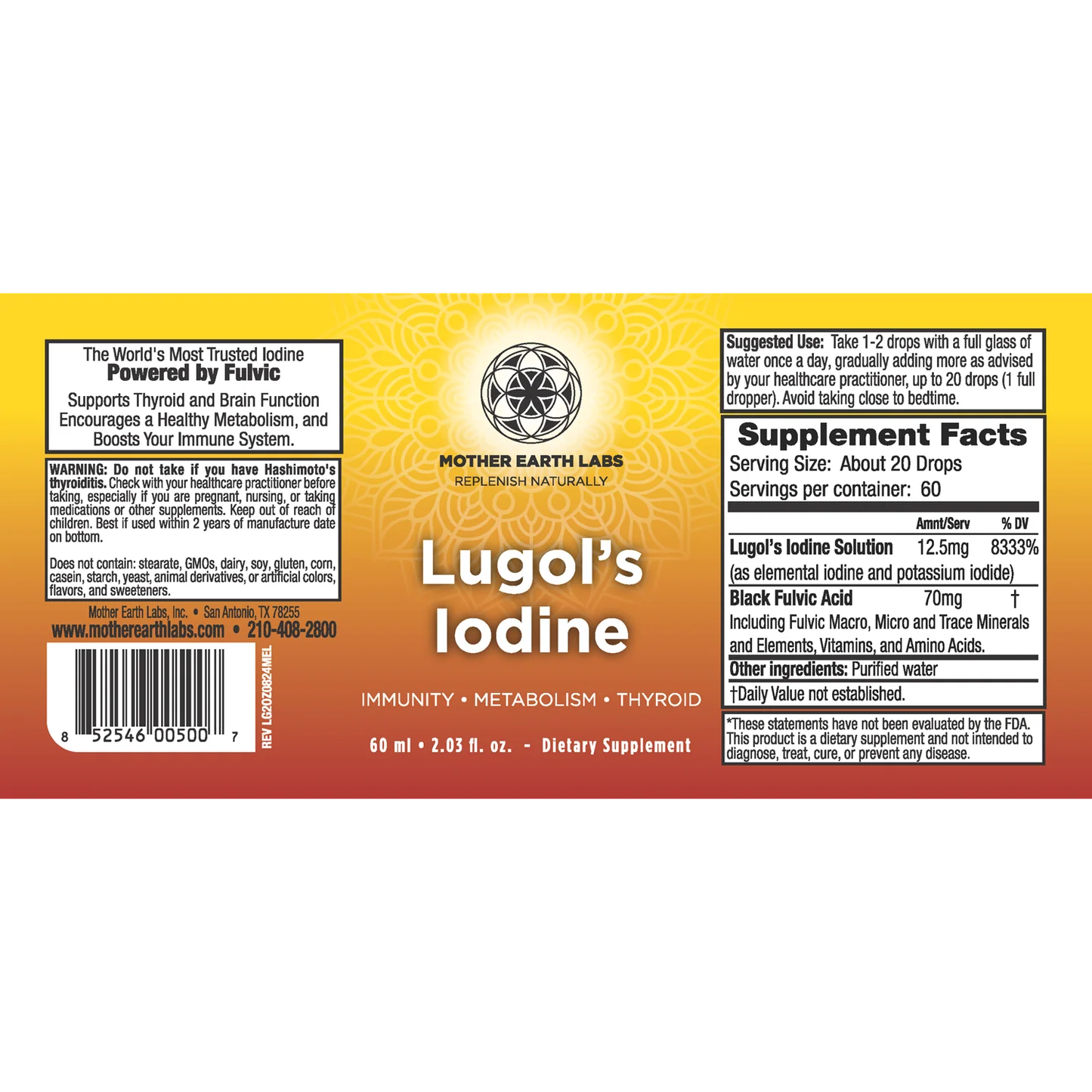 Lugol's Iodine (Liquid)