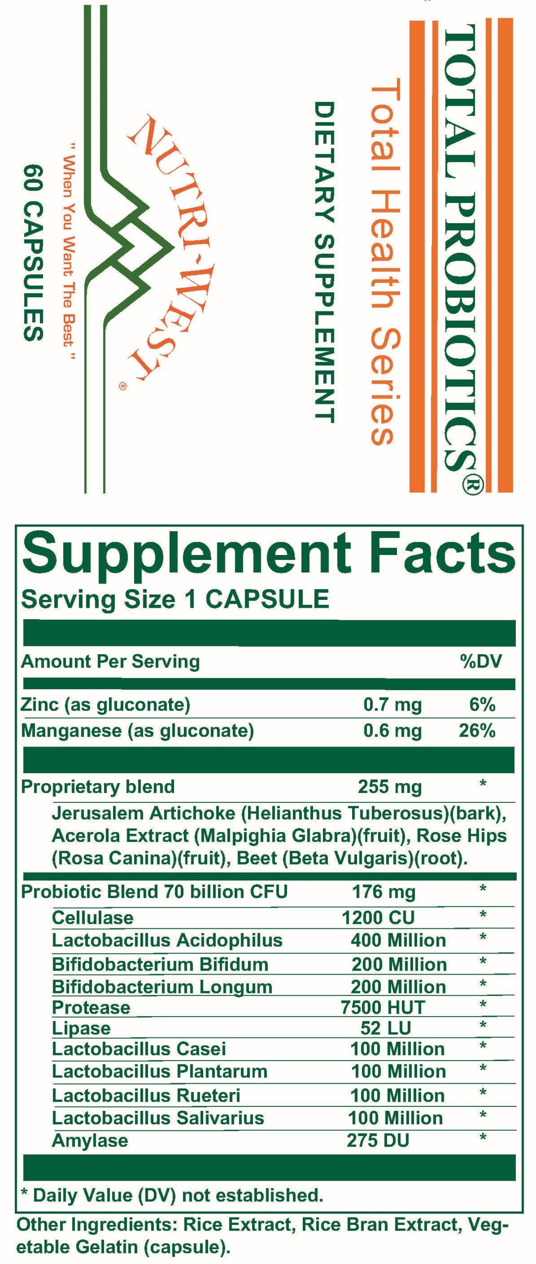 Total Probiotics - Nutriwest