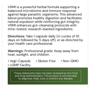 VRM1 - SYSTEMIC FORMULAS