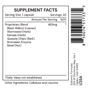 VRM2 - SYSTEMIC FORMULAS