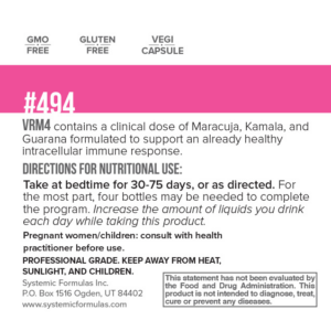 VRM4– Systemic Formulas
