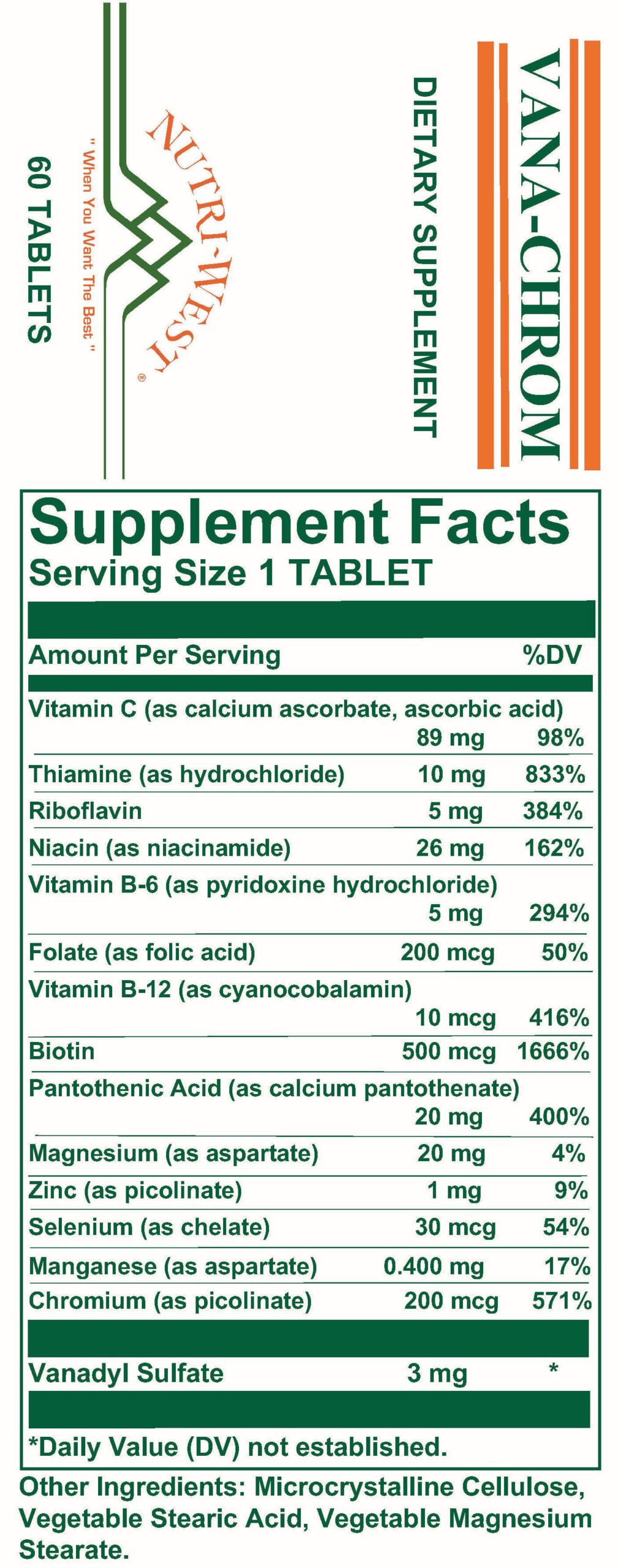 Vana-Chrom - Nutriwest